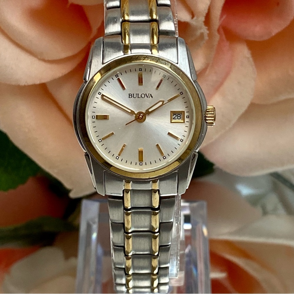 Bulova Two-Tone Silver and Gold Women's Watch